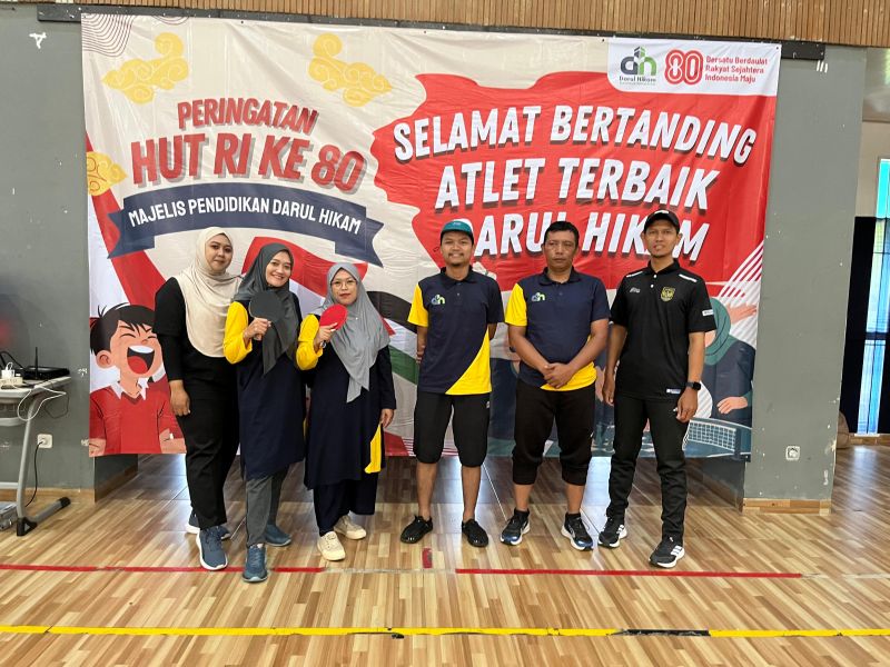 KEGIATAN LOMBA ANTAR UNIT DARUL HIKAM CABOR TENIS MEJA